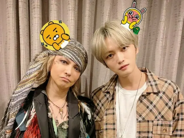 キム・ジェジュン、日本でHYDEとのツーショットで近況報告！
