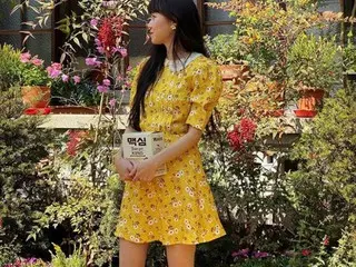 女優コン・ヒョジン、春を感じるワンピースの華麗な着こなし