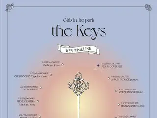 「公園少女」、カムバックを前に新譜“the Keys”のタイムラインイメージを公開！